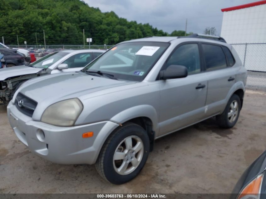 2006 Hyundai Tucson Gl VIN: KM8JM12B96U459392 Lot: 39603763