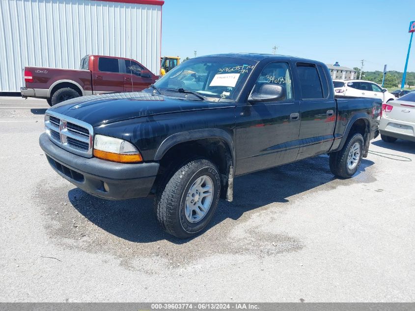 2004 Dodge Dakota Sport/Sxt VIN: 1D7HG38K34S622873 Lot: 39603774