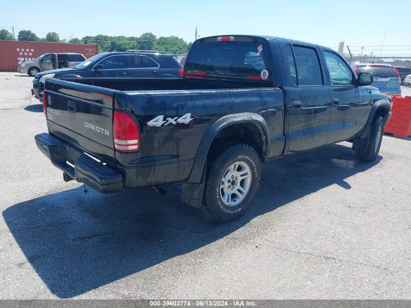 2004 Dodge Dakota Sport/Sxt VIN: 1D7HG38K34S622873 Lot: 39603774