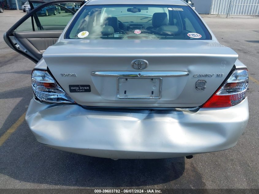 2004 Toyota Camry Xle VIN: 4T1BE32K44U889373 Lot: 39603782