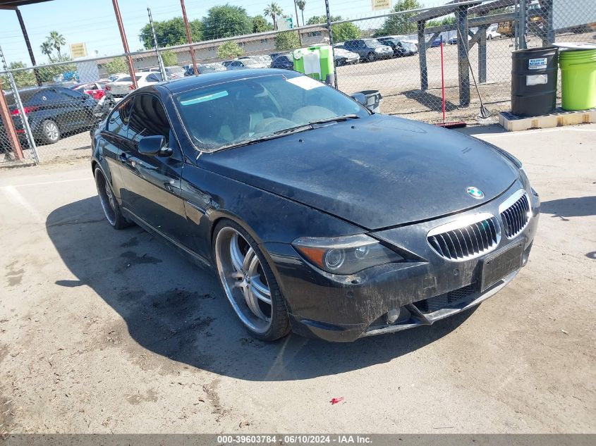 2004 BMW 645Ci VIN: WBAEH73444B189538 Lot: 39603784