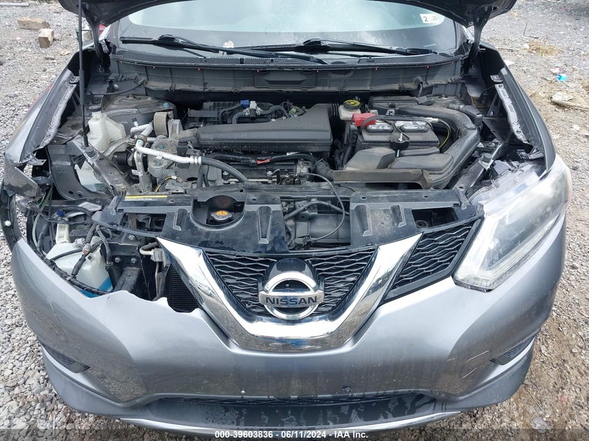 2016 Nissan Rogue S VIN: KNMAT2MV8GP651407 Lot: 39603836