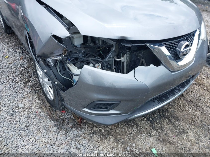 2016 Nissan Rogue S VIN: KNMAT2MV8GP651407 Lot: 39603836