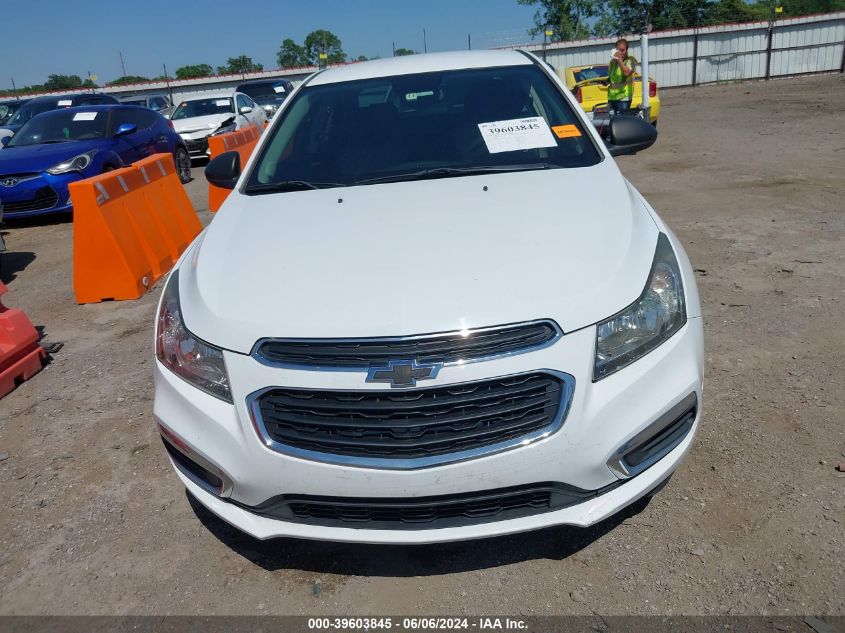 2016 Chevrolet Cruze Limited Ls Auto VIN: 1G1PC5SHXG7182340 Lot: 39603845