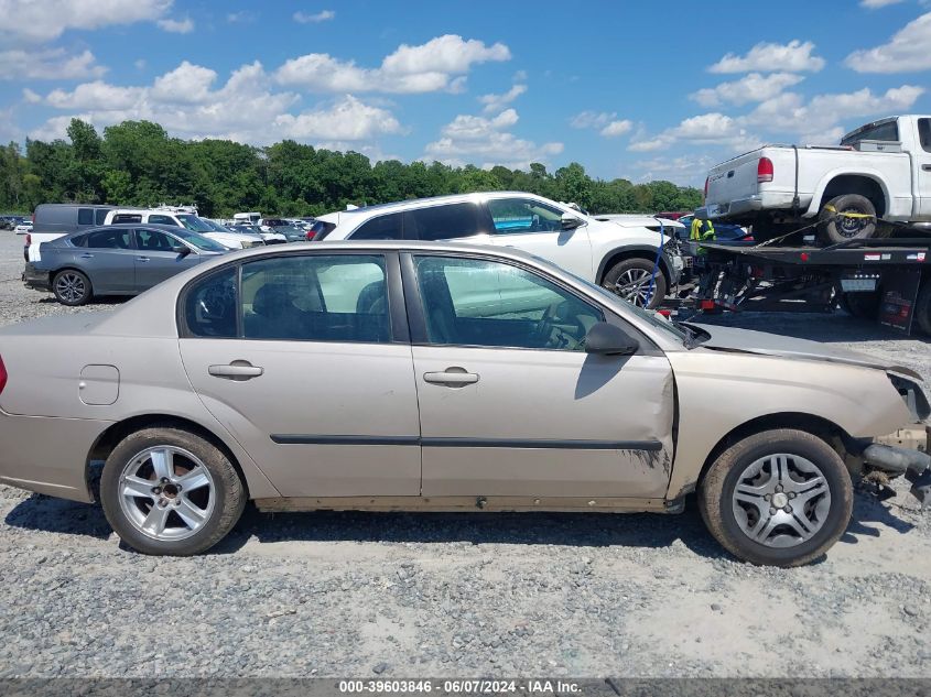 2005 Chevrolet Malibu VIN: 1G1ZS52FX5F154633 Lot: 39603846