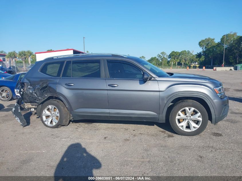 2018 Volkswagen Atlas 3.6L V6 S VIN: 1V2AR2CA4JC525667 Lot: 39603851