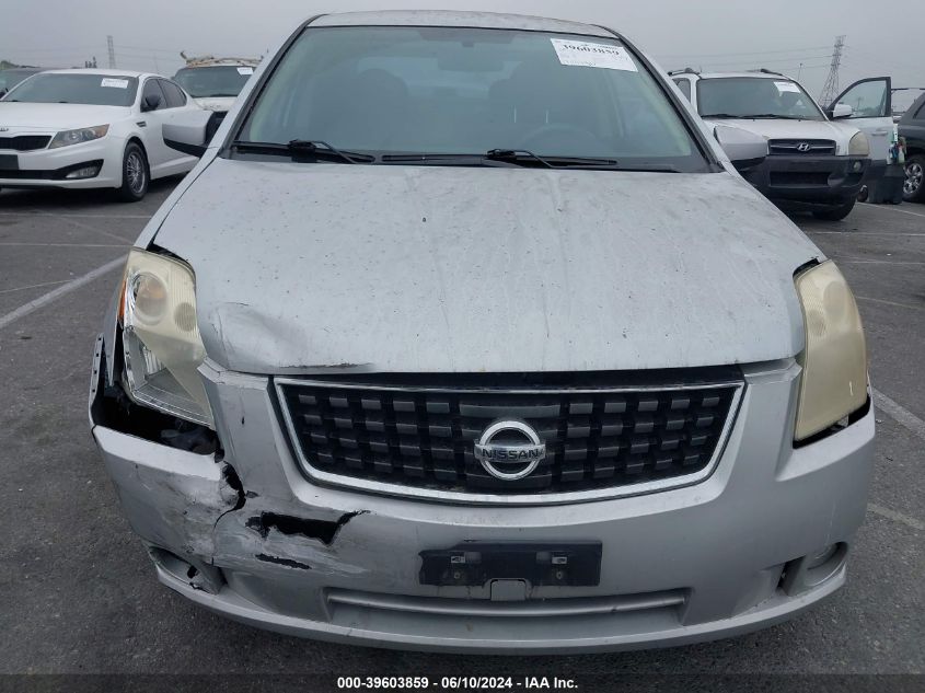 2008 Nissan Sentra 2.0S VIN: 3N1AB61E28L742025 Lot: 39603859