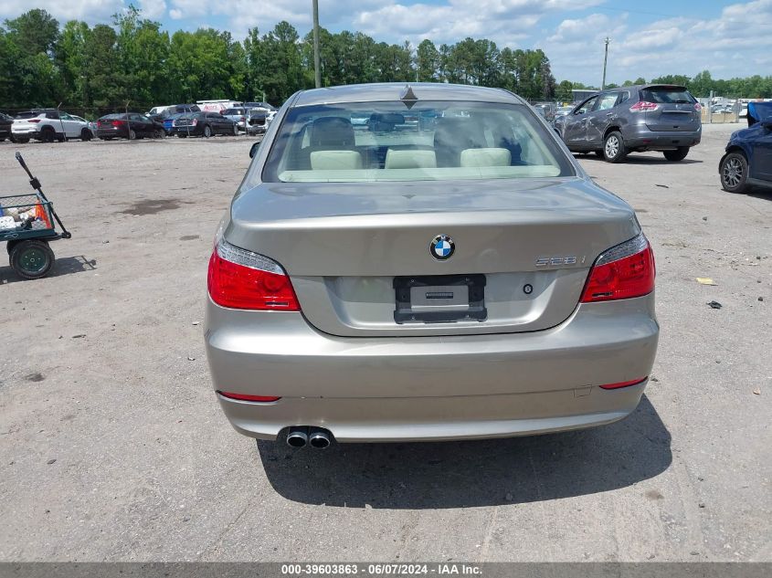 2010 BMW 528I VIN: WBANU5C59AC441508 Lot: 39603863