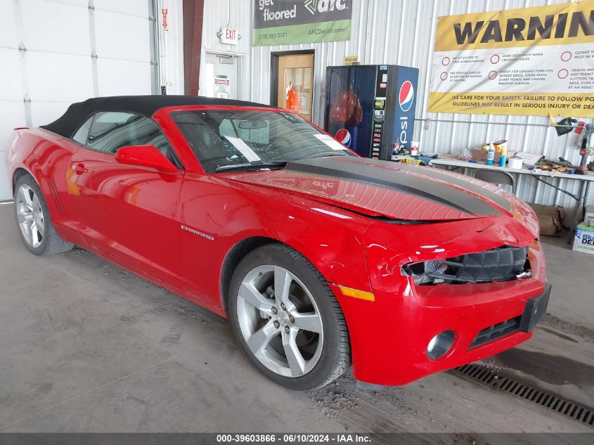 2013 Chevrolet Camaro 2Lt VIN: 2G1FC3D3XD9210102 Lot: 39603866