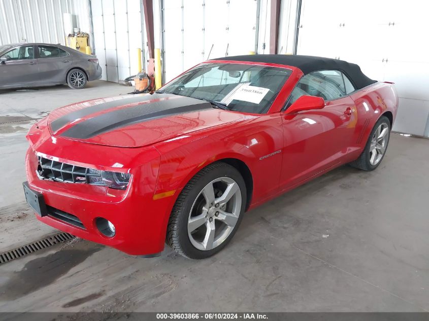 2013 Chevrolet Camaro 2Lt VIN: 2G1FC3D3XD9210102 Lot: 39603866