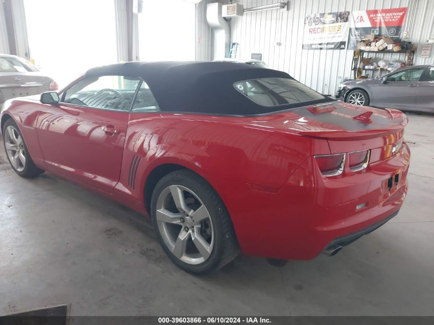 2013 Chevrolet Camaro 2Lt VIN: 2G1FC3D3XD9210102 Lot: 39603866