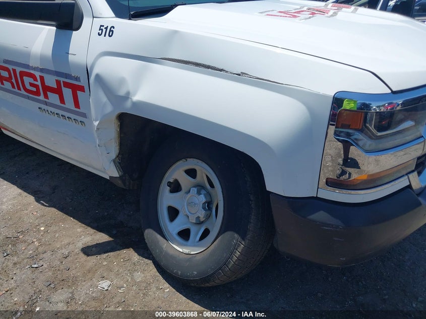 2017 Chevrolet Silverado 1500 Wt VIN: 1GCNCNEH7HZ104856 Lot: 39603868
