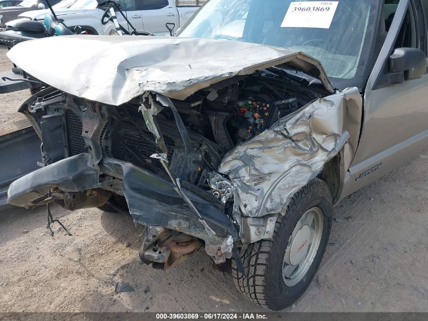 2000 GMC Jimmy Sls Convenience VIN: 1GKCS18W7YK295267 Lot: 39603869