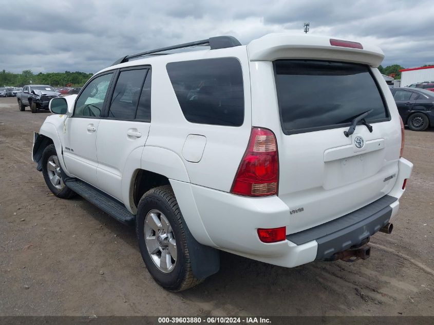 2005 Toyota 4Runner Limited V8 VIN: JTEBT17R750054439 Lot: 39603880