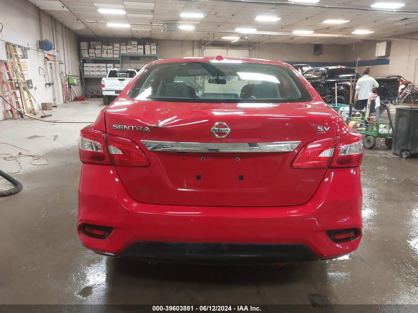 2018 Nissan Sentra Sv VIN: 3N1AB7AP1JY223094 Lot: 39603881
