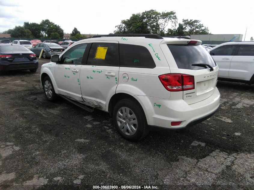 2019 Dodge Journey Se VIN: 3C4PDCBBXKT789654 Lot: 39603900