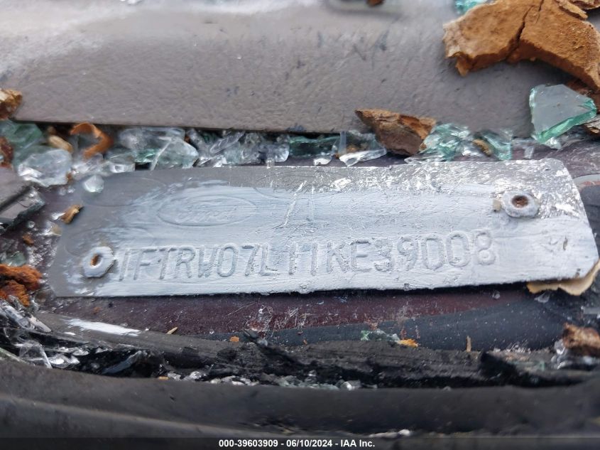 2001 Ford F-150 Harley-Davidson Edition/King Ranch Edition/Lariat/Xlt VIN: 1FTRW07L11KE39008 Lot: 39603909