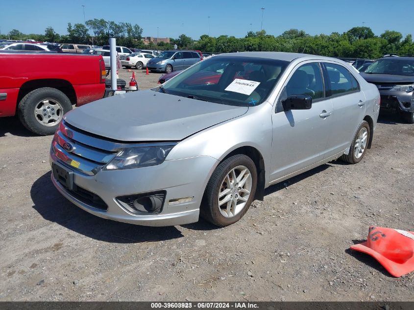 2011 Ford Fusion S VIN: 3FAHP0GA5BR109558 Lot: 39603923