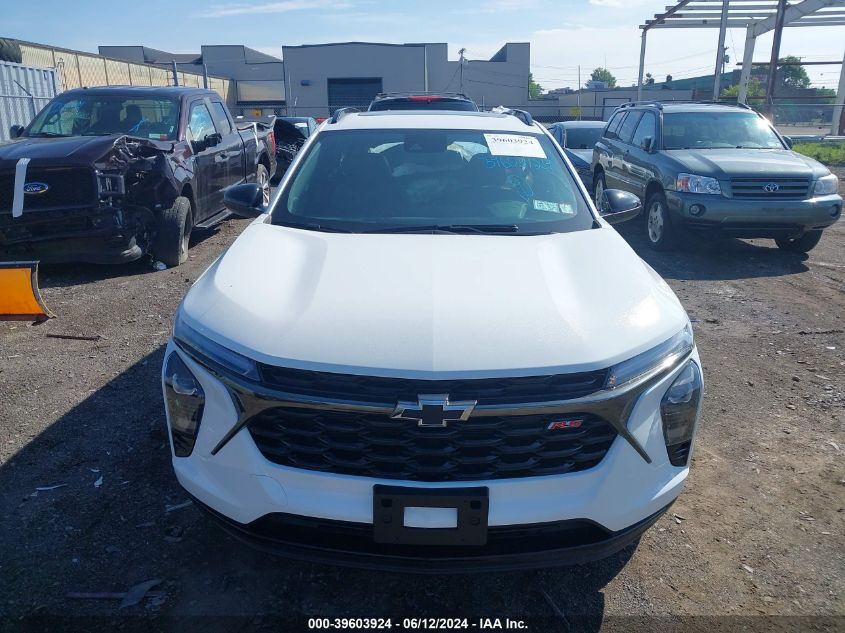 2024 Chevrolet Trax Fwd 2Rs VIN: KL77LJE25RC098747 Lot: 39603924