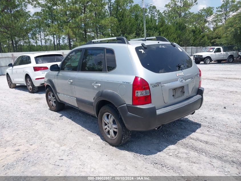 2007 Hyundai Tucson Se/Limited VIN: KM8JN12D57U501833 Lot: 39603957