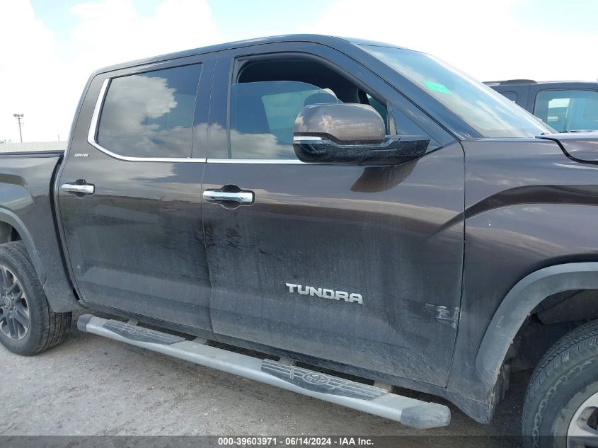 2023 Toyota Tundra Limited VIN: 5TFJA5DB8PX071832 Lot: 39603971