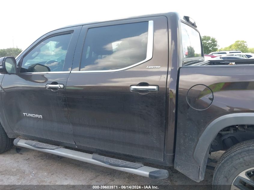 2023 Toyota Tundra Limited VIN: 5TFJA5DB8PX071832 Lot: 39603971