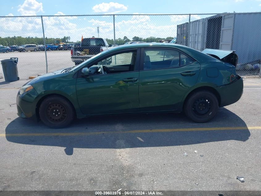 2014 Toyota Corolla Le Eco VIN: 2T1BPRHE8EC108050 Lot: 39603976