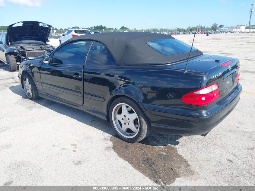 2000 Mercedes-Benz Clk 430 VIN: WDBLK70G8YT048612 Lot: 39603995