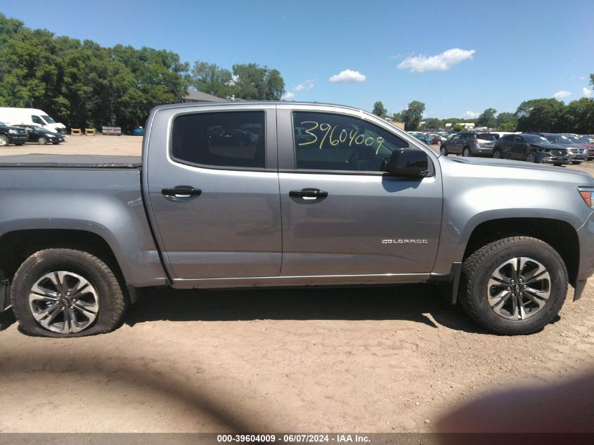 2022 Chevrolet Colorado 4Wd Short Box Z71 VIN: 1GCGTDEN5N1321860 Lot: 39604009