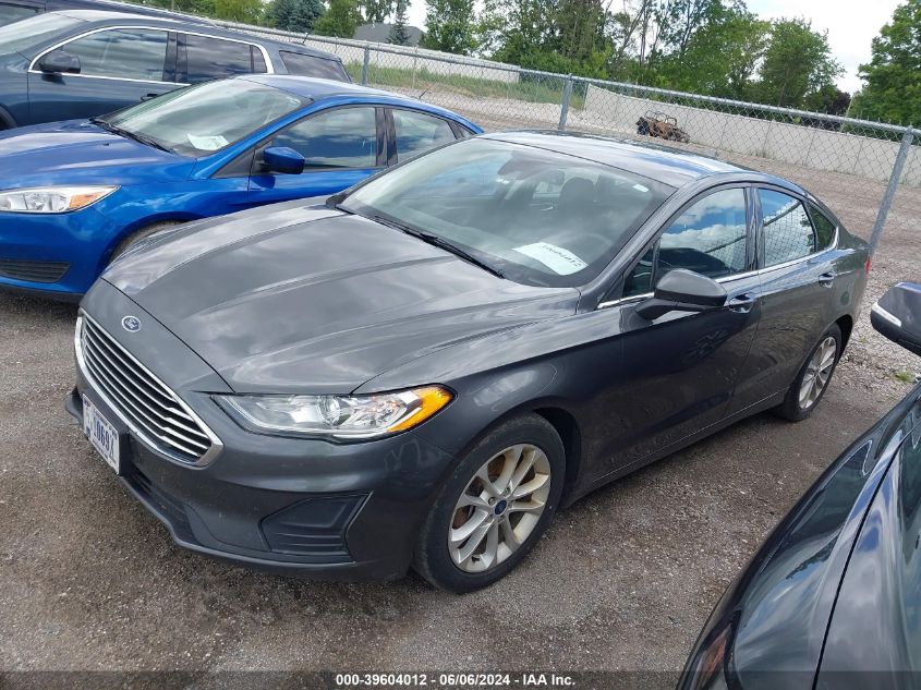 2020 Ford Fusion Hybrid Se VIN: 3FA6P0LU2LR201459 Lot: 39604012