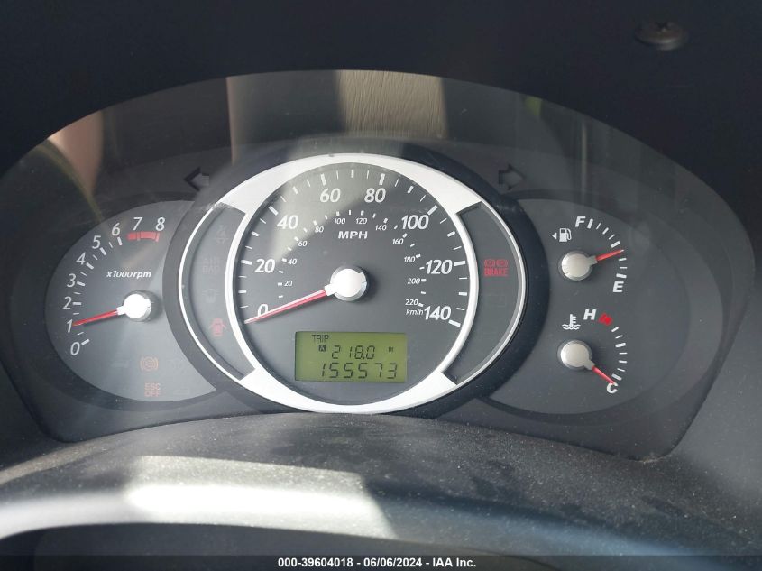 2007 Hyundai Tucson Gls VIN: KM8JM12B77U586675 Lot: 39604018