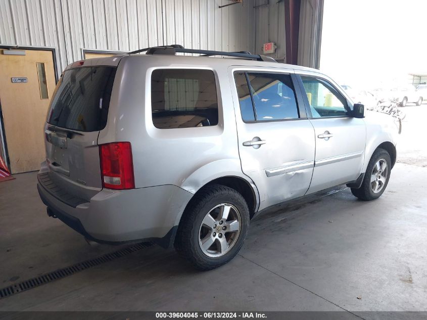 2010 Honda Pilot Ex VIN: 5FNYF4H49AB015261 Lot: 39604045