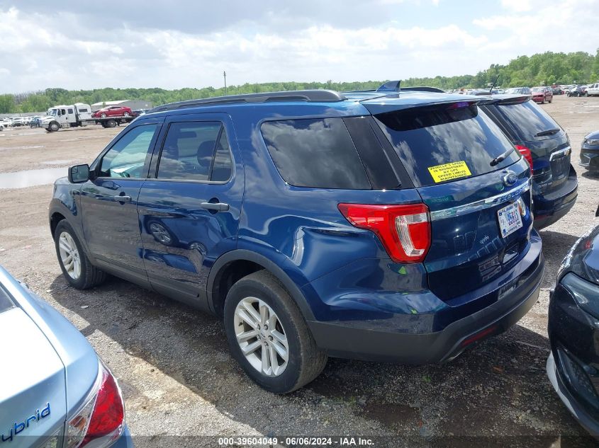 2017 Ford Explorer VIN: 1FM5K8B8XHGA04749 Lot: 39604049