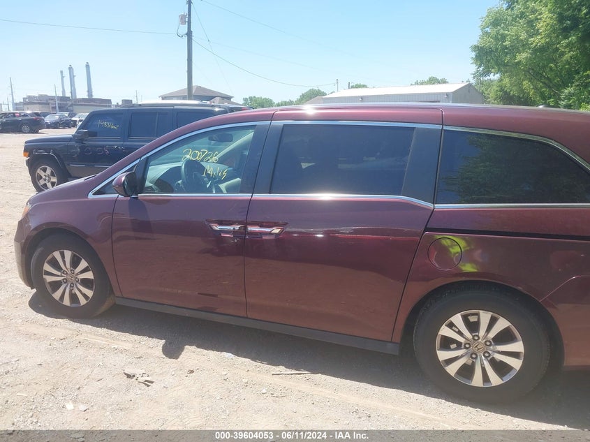 2014 Honda Odyssey Ex-L VIN: 5FNRL5H61EB020495 Lot: 39604053