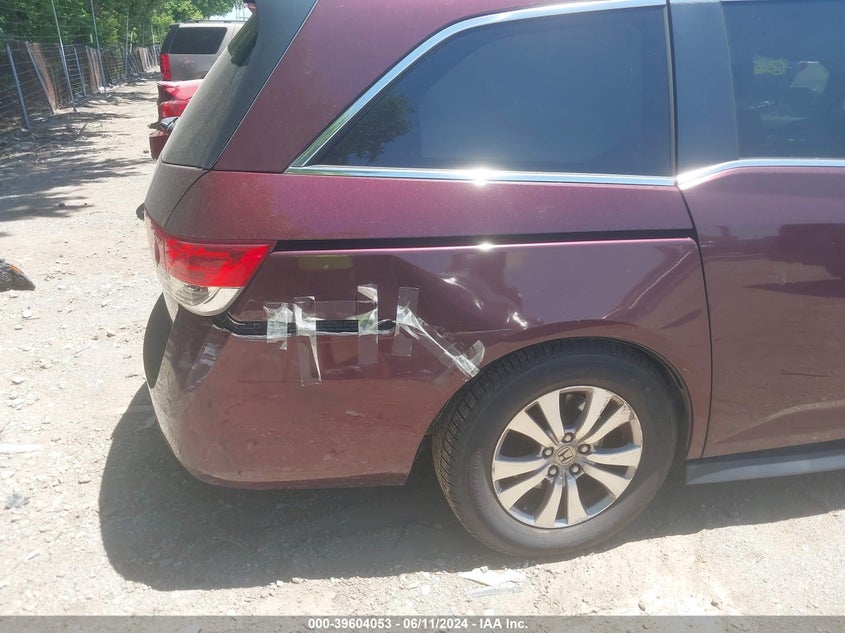 2014 Honda Odyssey Ex-L VIN: 5FNRL5H61EB020495 Lot: 39604053