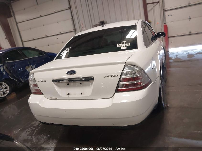 2008 Ford Taurus Limited VIN: 1FAHP25W38G105552 Lot: 39604066