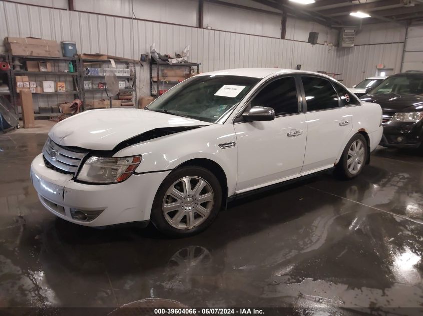 2008 Ford Taurus Limited VIN: 1FAHP25W38G105552 Lot: 39604066