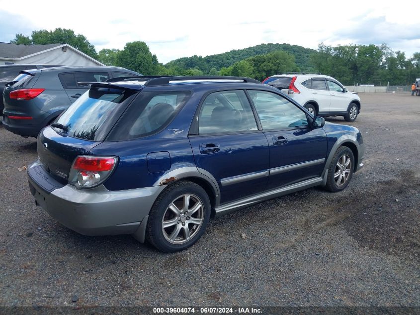 2006 Subaru Impreza Outback Sport VIN: JF1GG68696H807669 Lot: 39604074