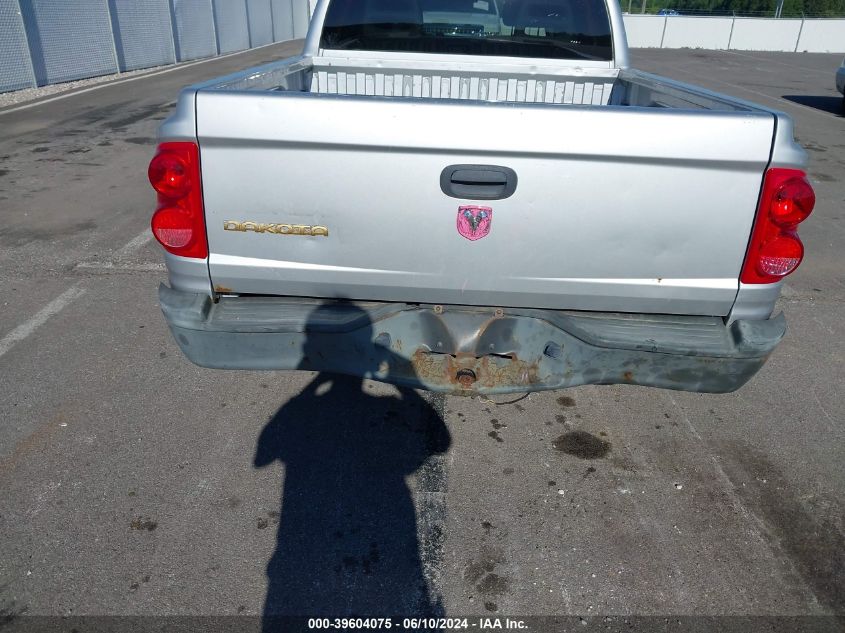 2006 Dodge Dakota St VIN: 1D7HE28K16S710422 Lot: 39604075