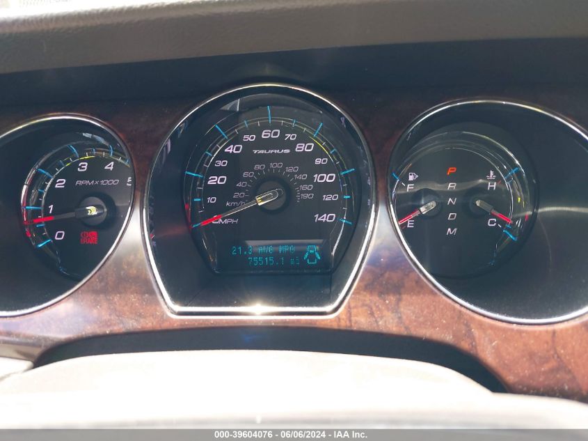 2011 Ford Taurus Sel VIN: 1FAHP2EW0BG172326 Lot: 39604076