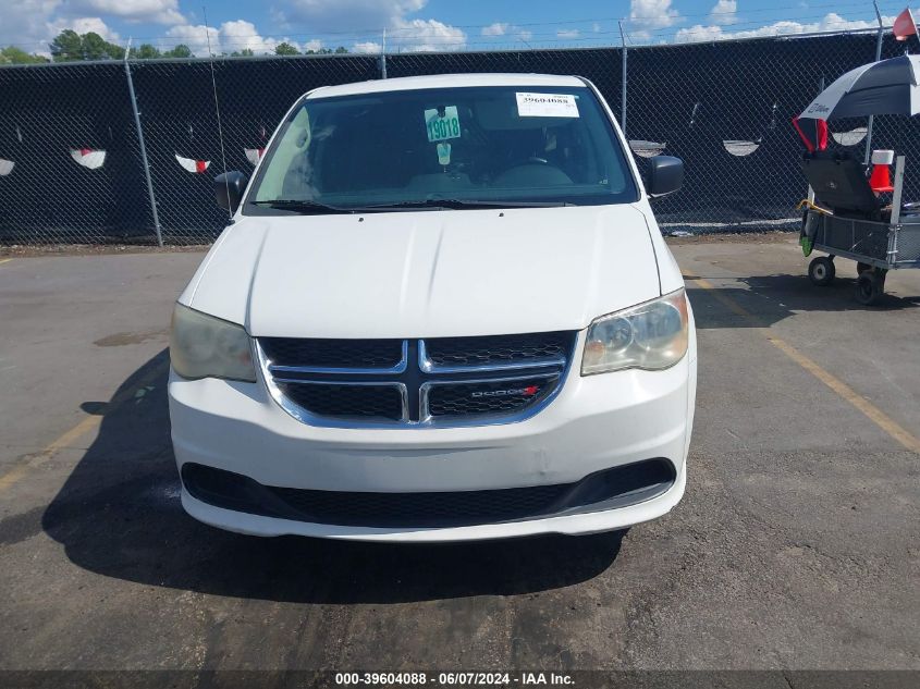 2012 Dodge Grand Caravan Se/Avp VIN: 2C4RDGBG1CR420004 Lot: 39604088