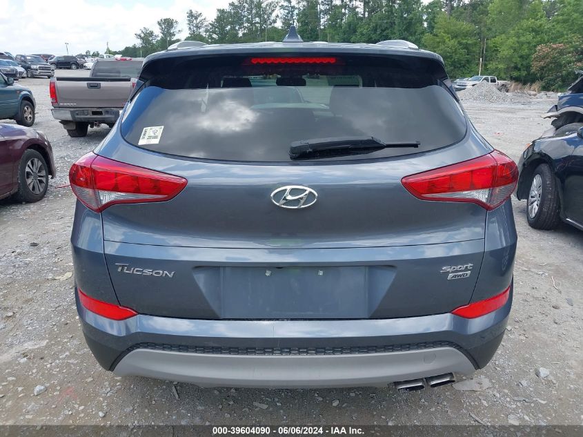 2018 Hyundai Tucson Sport VIN: KM8J3CAL9JU711966 Lot: 39604090