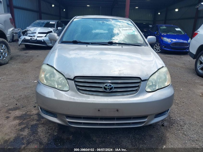 2003 Toyota Corolla Le VIN: 1NXBR32E73Z042635 Lot: 39604102