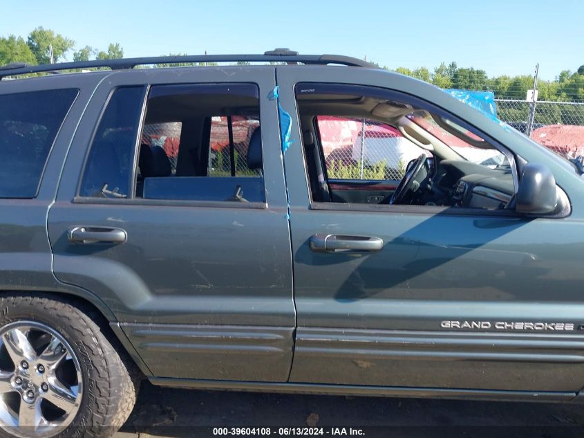 2003 Jeep Grand Cherokee Limited VIN: 1J8GW58J33C501502 Lot: 39604108