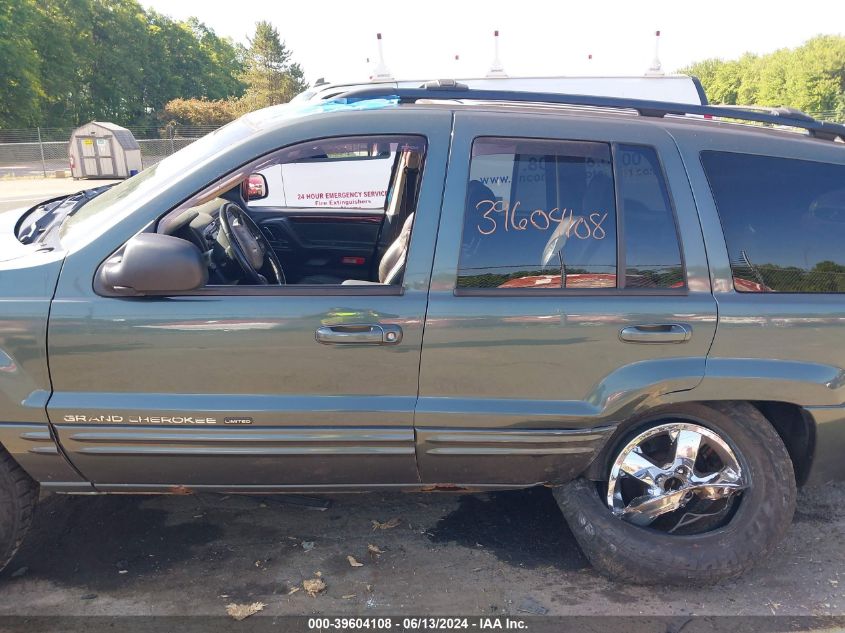 2003 Jeep Grand Cherokee Limited VIN: 1J8GW58J33C501502 Lot: 39604108