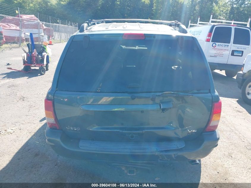 2003 Jeep Grand Cherokee Limited VIN: 1J8GW58J33C501502 Lot: 39604108