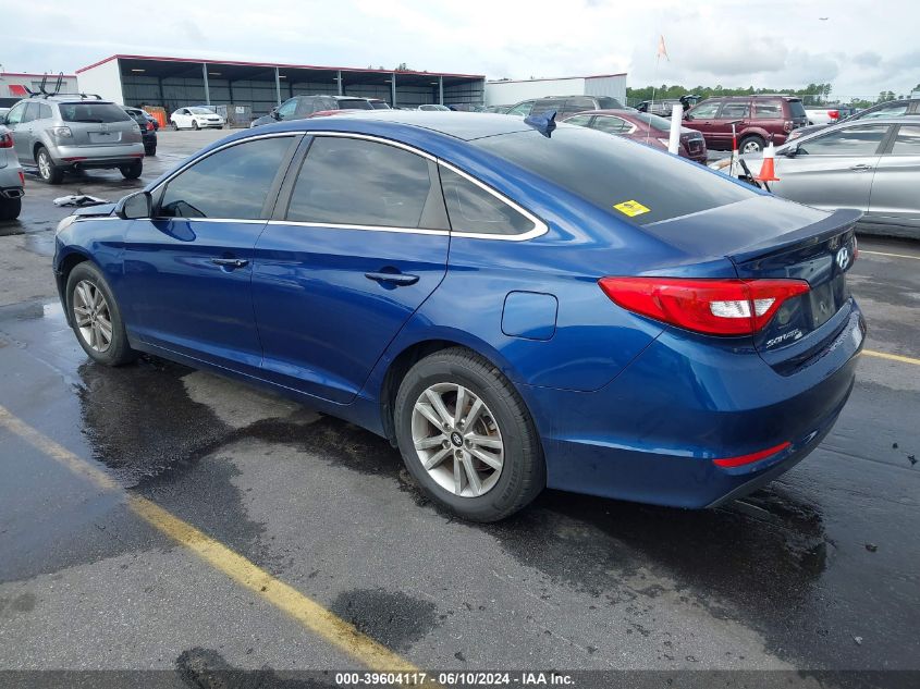 2015 Hyundai Sonata Se VIN: 5NPE24AF4FH033413 Lot: 39604117