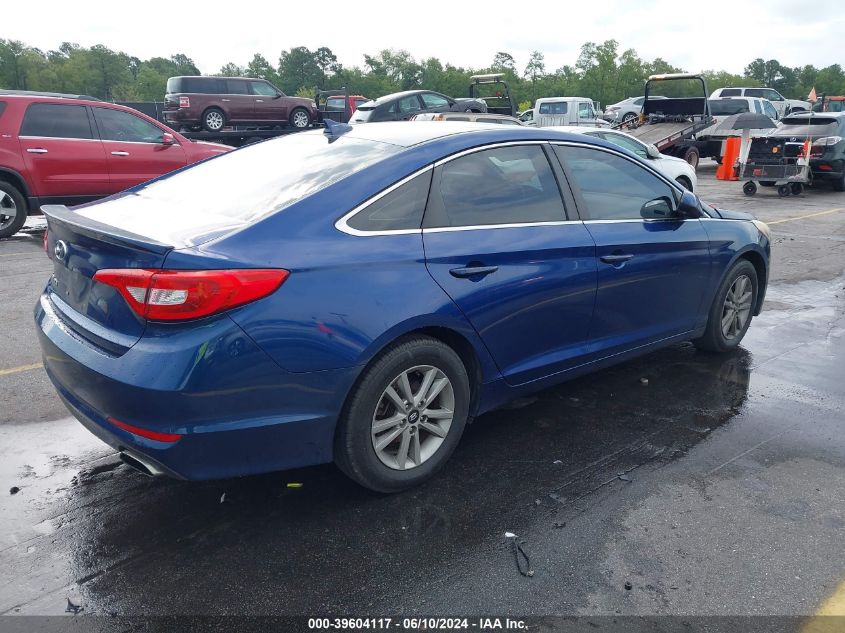 2015 Hyundai Sonata Se VIN: 5NPE24AF4FH033413 Lot: 39604117