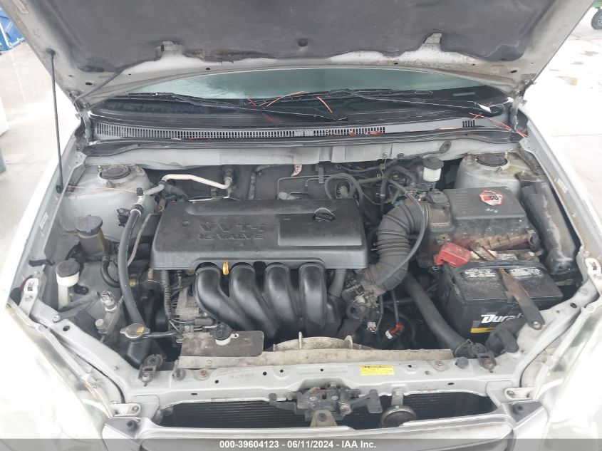 2003 Toyota Corolla S VIN: 1NXBR32E43Z044343 Lot: 39604123