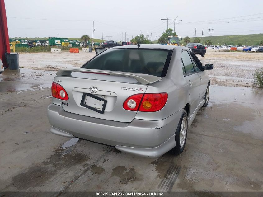 2003 Toyota Corolla S VIN: 1NXBR32E43Z044343 Lot: 39604123